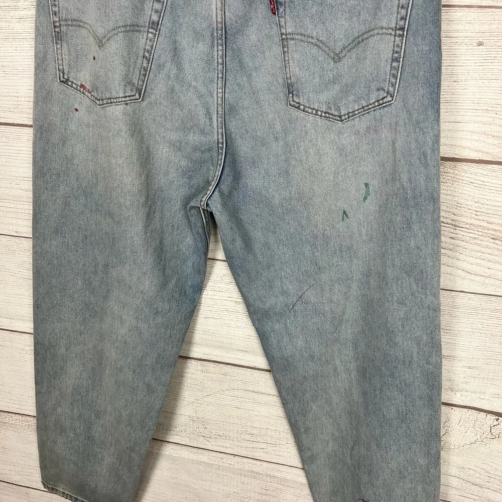 Levi's Men's 550 '92 Relaxed Taper Paint Splattered Jeans Size 40x30